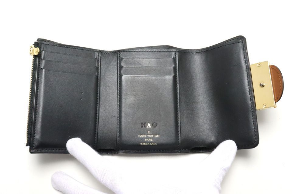 Louis Vuitton Monogram Reverse Portefeuille Dauphine Compact Leather Trifold — view 4