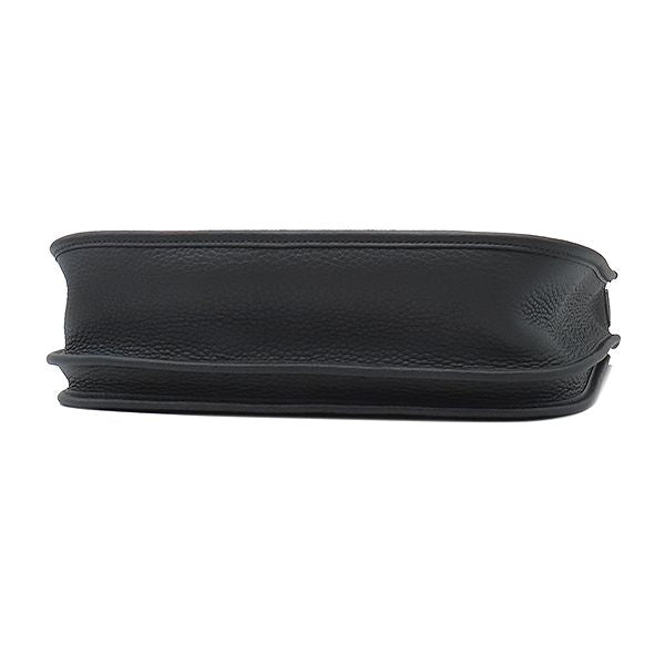 Hermes Shoulder Bag Evelyne 3 PM Taurillon Clemence Black Gold — view 3