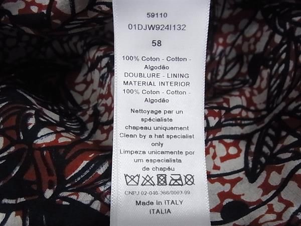 Dior 100% Cotton 58 Brown Multicolor — view 5