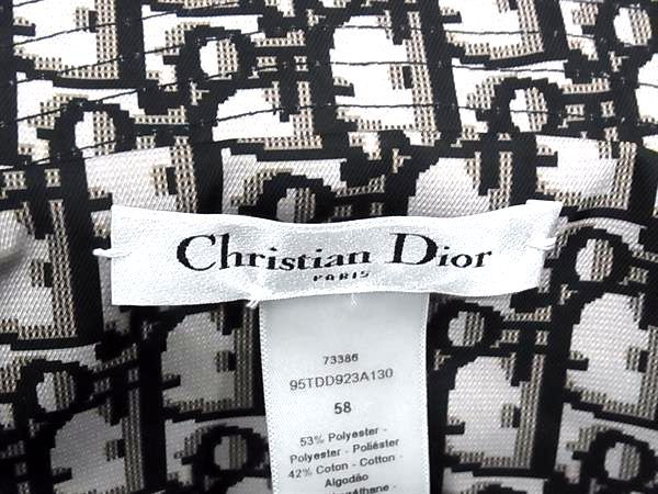 Dior Teddy-D Trotter Reversible Bob Hat Oblique Hat Black — view 4