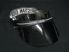 Dior Sun Visor Hat Clear Black
