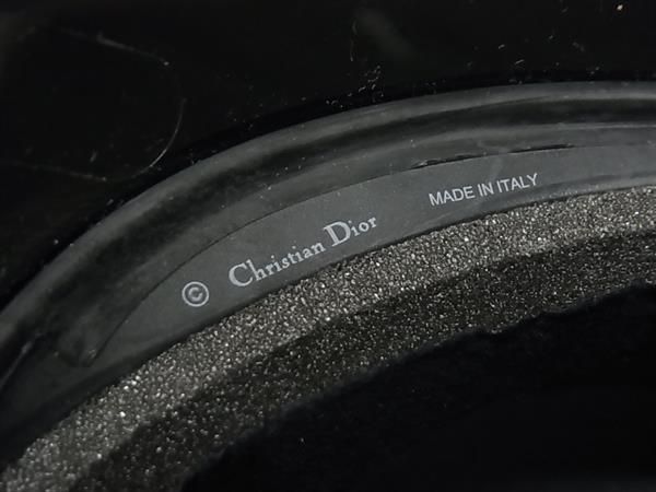 Dior Sun Visor Hat Clear Black — view 4
