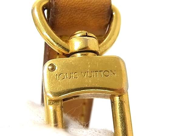 Louis Vuitton Leather Bag Shoulder Strap Belt Crossbody Brown — view 4