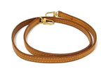 Louis Vuitton Leather Bag Shoulder Strap Belt Brown — view 2