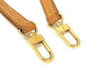 Louis Vuitton Leather Bag Shoulder Strap Belt Brown — view 3