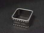 Hermes Bolduc Square Scarf Ring Closure Silver — view 2