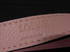Loewe Braided Leather Bag Shoulder Strap Belt Pink Purple — view 4