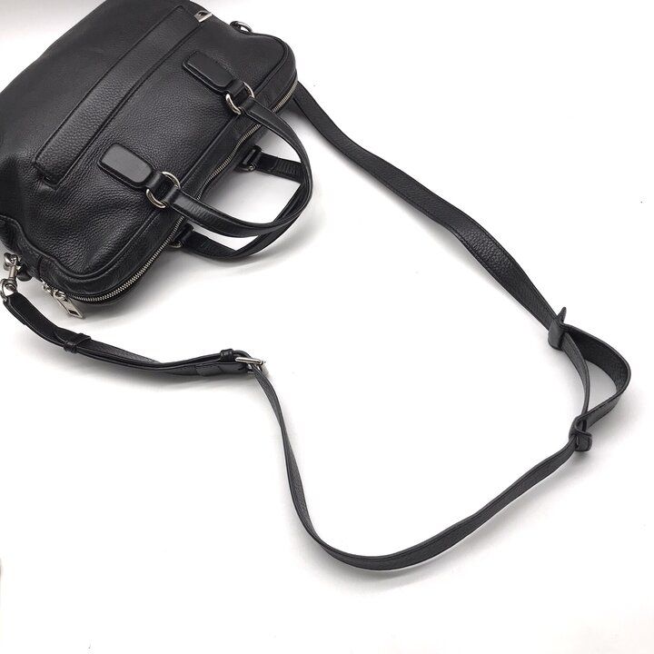 Gucci Interlocking G Soho Business Bag 2-Way Bag Crossbody Leather Black — view 7
