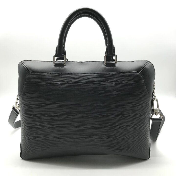 Louis Vuitton Oliva Briefcase Epi Leather Black 2-Way — view 3