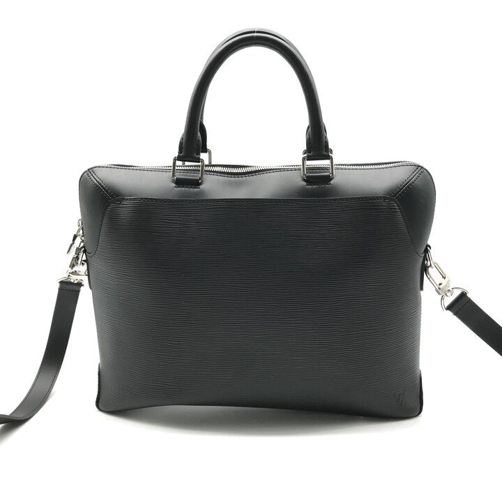 Louis Vuitton Oliva Briefcase Epi Leather Black 2-Way — view 2