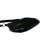 Prada Nylon Leather Shoulder Bag Tote Black — view 7