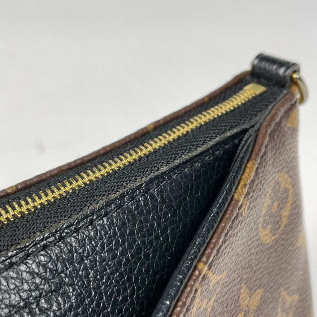 Louis Vuitton Pallas Clutch 2-Way Handbag Monogram Brown Noir — view 5