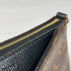 Louis Vuitton Pallas Clutch 2-Way Handbag Monogram Brown Noir — view 5