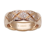 Chanel Ring Diamond Coco Crush Pink Gold 58 — view 2