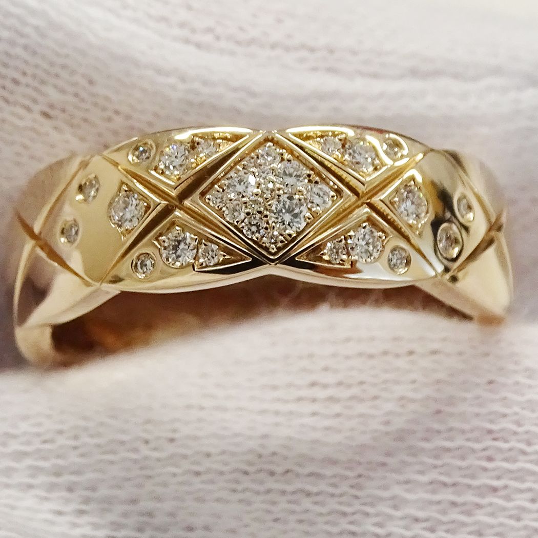 Chanel Ring Diamond Coco Crush Pink Gold 58 — view 7