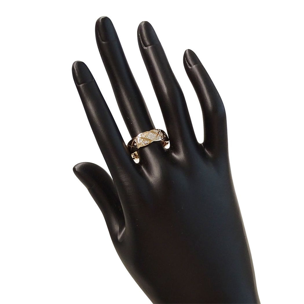 Chanel Ring Diamond Coco Crush Pink Gold 58 — view 8