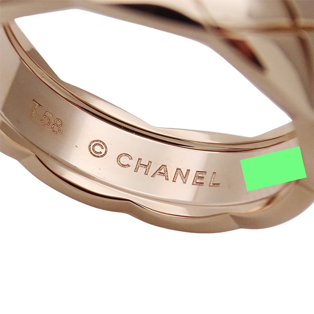Chanel Ring Diamond Coco Crush Pink Gold 58 — view 6