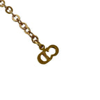 Dior CD Logo Motif Pendant Gold — view 3