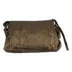Gucci Hysteria Leather Metallic Emblem Clutch Gold — view 2