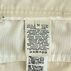 Hermes Series Button Aja Star Tuck Pants 38 Off White — view 8