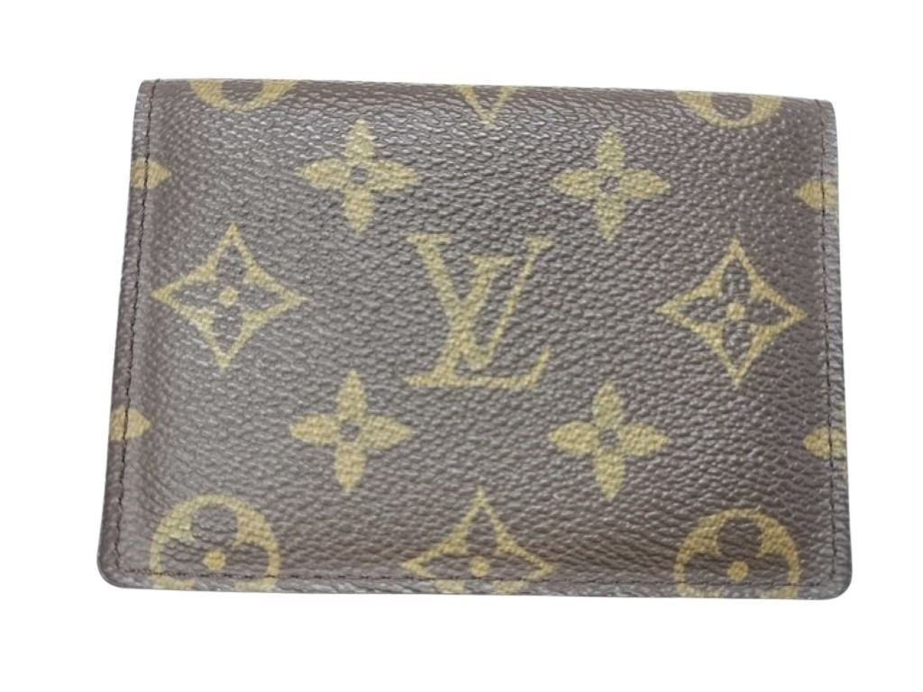 Louis Vuitton Card Case Porto 2 Cult Vertical Brown Monogram