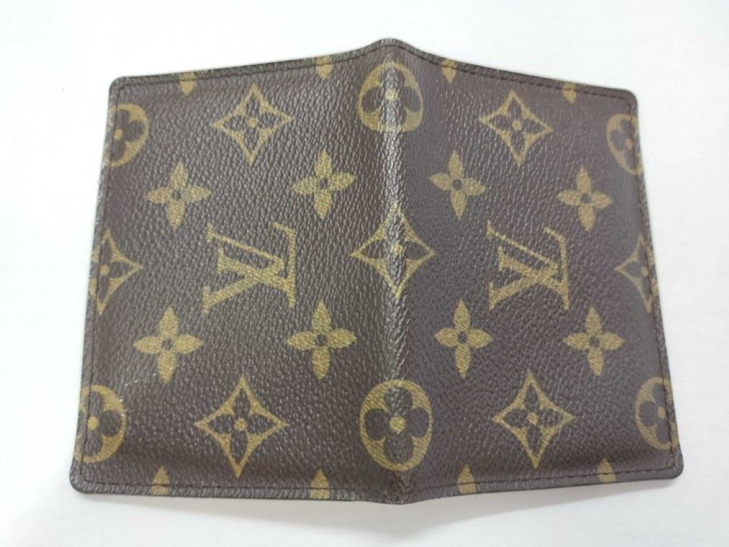 Louis Vuitton Card Case Porto 2 Cult Vertical Brown Monogram — view 8