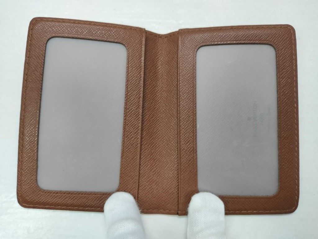 Louis Vuitton Card Case Porto 2 Cult Vertical Brown Monogram — view 4