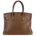Hermes Handbag Birkin 30 Retourne Leather Brown Gold — view 2