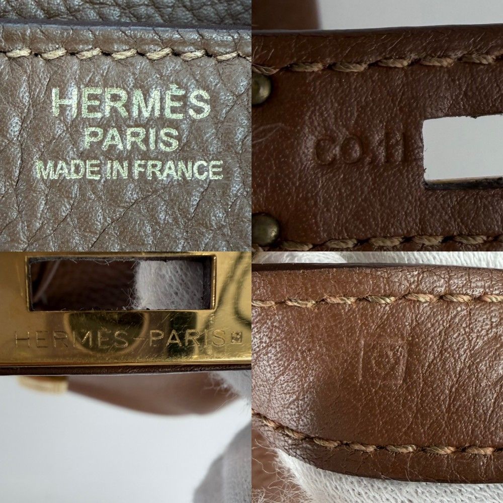 Hermes Handbag Birkin 30 Retourne Leather Brown Gold — view 5