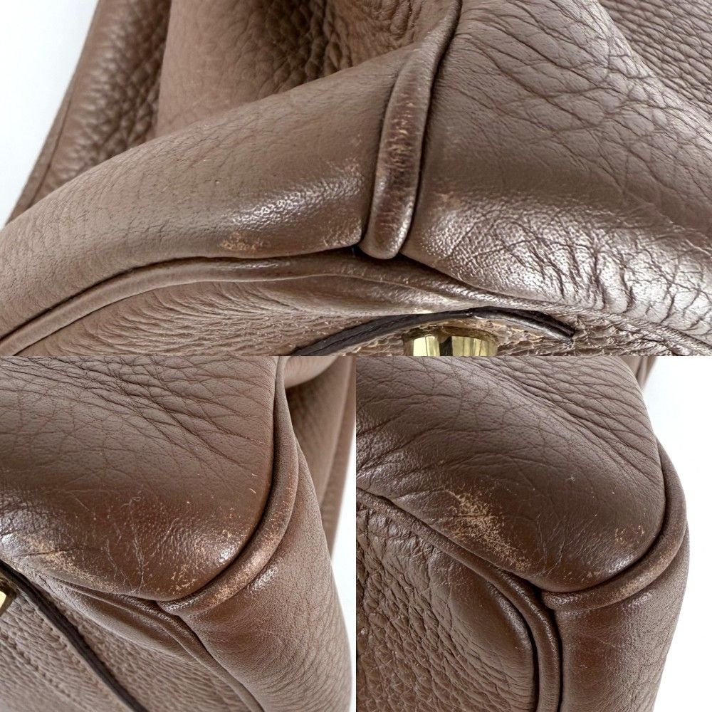 Hermes Handbag Birkin 30 Retourne Leather Brown Gold — view 7