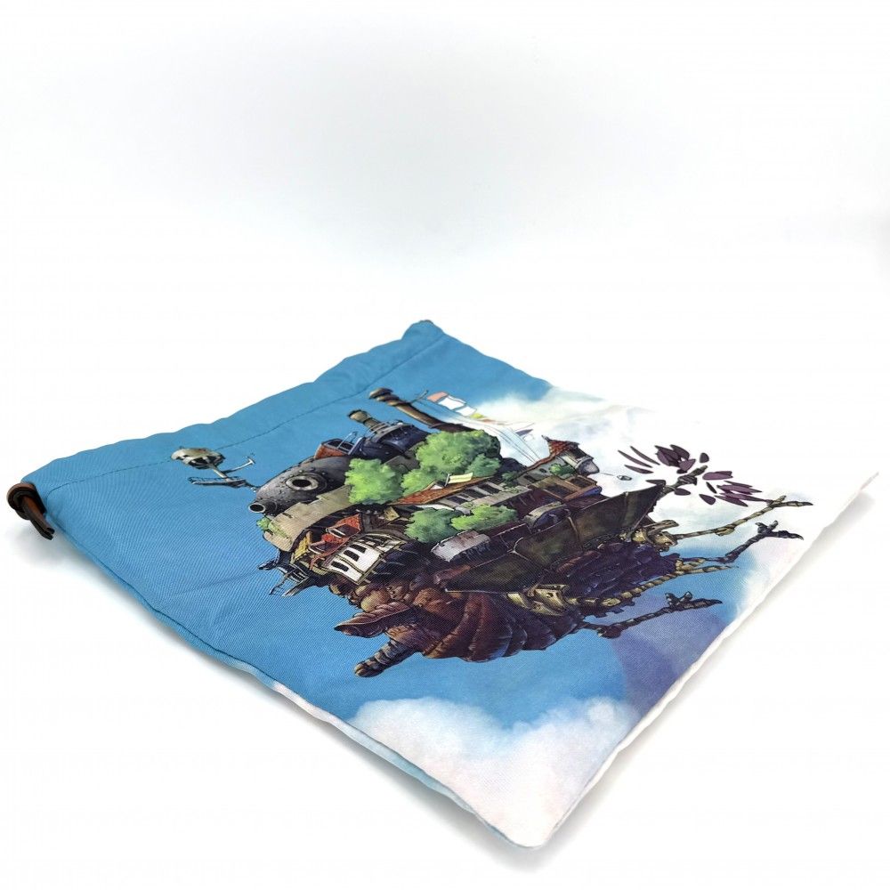 Loewe Pouch Studio Ghibli Collaboration Drawstring Howl's Moving Castle Cotton — view 3