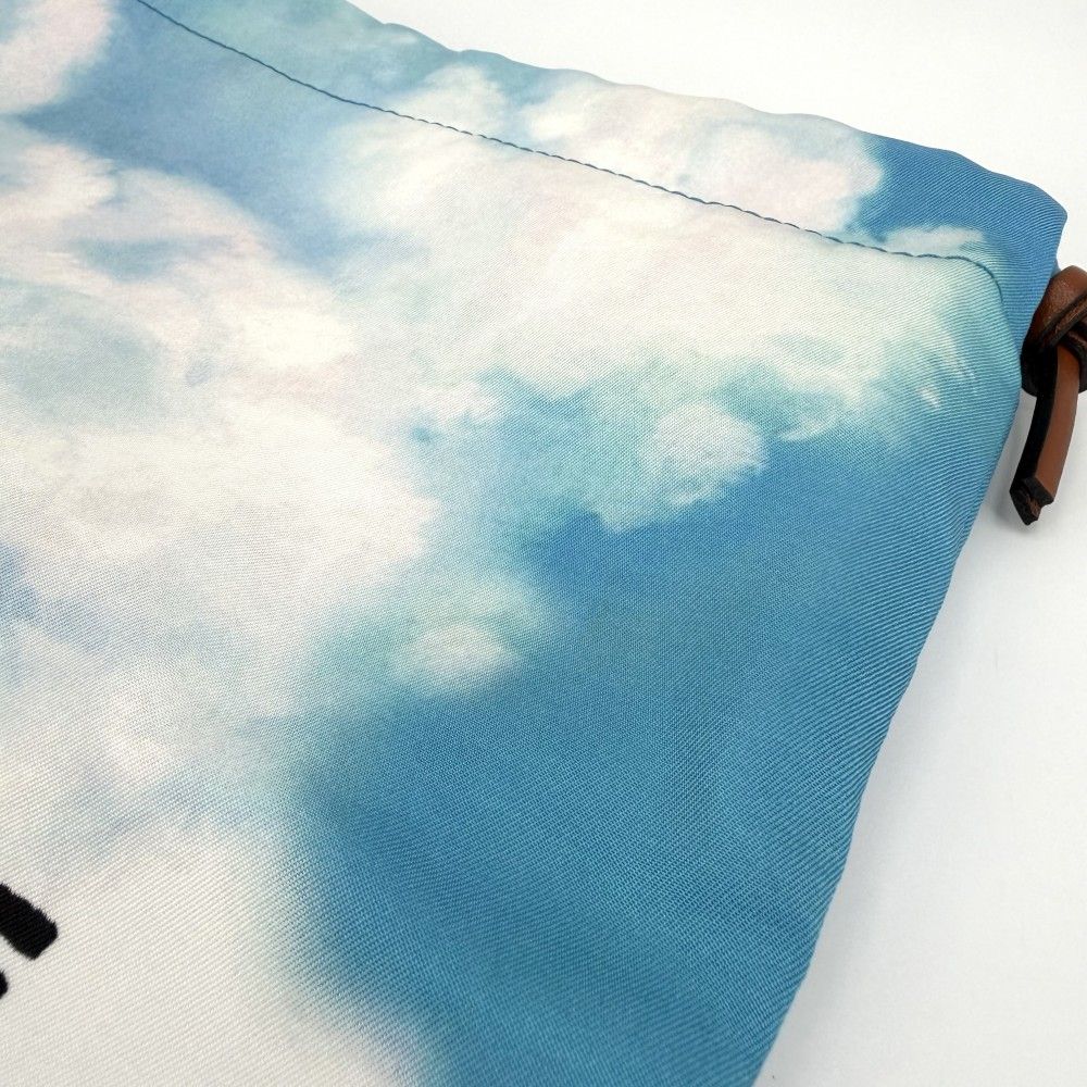 Loewe Pouch Studio Ghibli Collaboration Drawstring Howl's Moving Castle Cotton — view 6