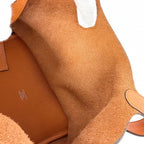Hermes Handbag Picotin PM Leather Orange Silver — view 7