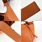 Hermes Handbag Picotin PM Leather Orange Silver — view 8