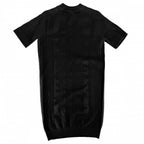 Hermes Dress Logo Knit Short Sleeve 34 Black Wool Spring Summer — view 2