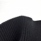 Hermes Dress Logo Knit Short Sleeve 34 Black Wool Spring Summer — view 7