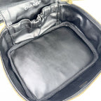 Chanel Pouch Makeup Bicolor Vanity Leather Black Gold — view 4