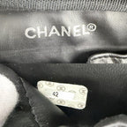 Chanel Pouch Makeup Bicolor Vanity Leather Black Gold — view 5