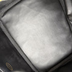 Chanel Pouch Makeup Bicolor Vanity Leather Black Gold — view 8