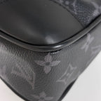 Louis Vuitton Porte Documents Voyage Briefcase Business Monogram Eclipse Noir — view 3
