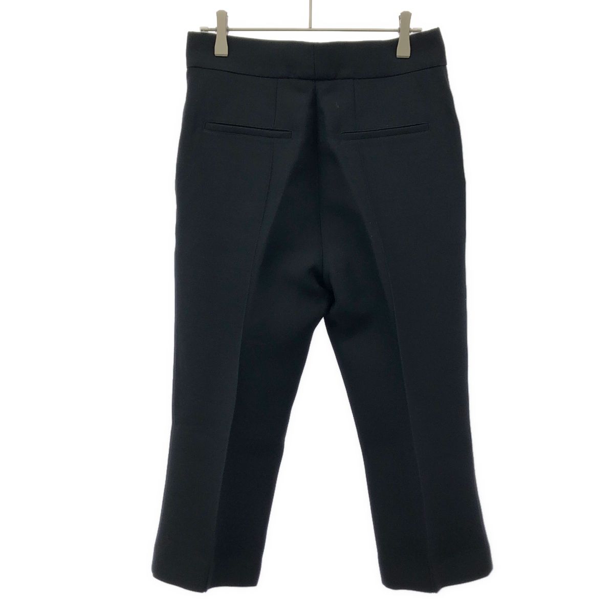 Dior Wool Silk Cropped Trousers Pants Black — view 2