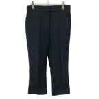 Dior Wool Silk Cropped Trousers Pants Black