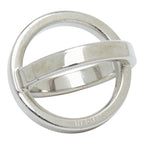Hermes Cosmos Scarf Ring Silver Metal — view 4