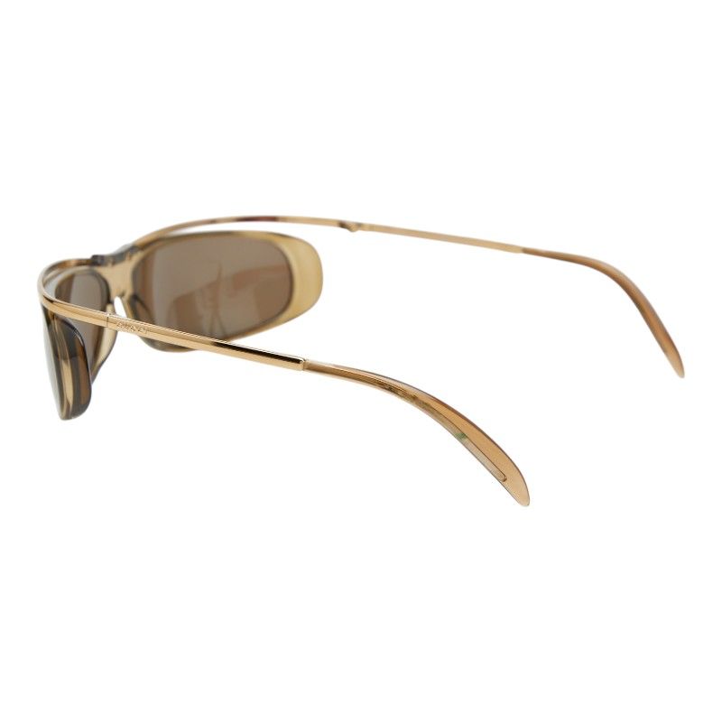 Gucci Sunglasses Eyewear S Clear Brown Gold Acetate Plated — view 2