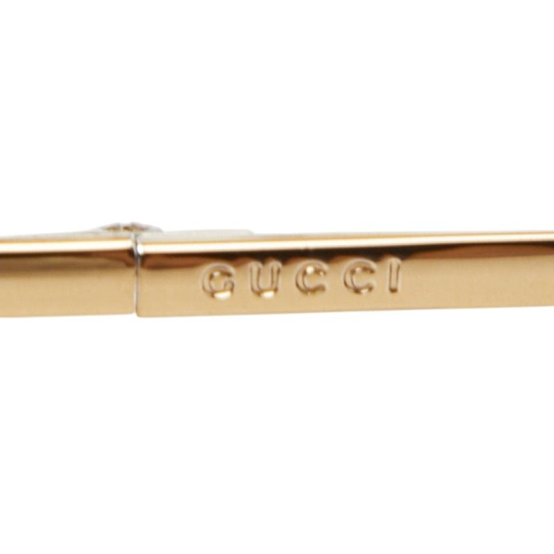Gucci Sunglasses Eyewear S Clear Brown Gold Acetate Plated — view 4