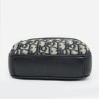 Dior Rider 2.0 Zip Messenger Bag Mini Navy Shoulder Oblique — view 3