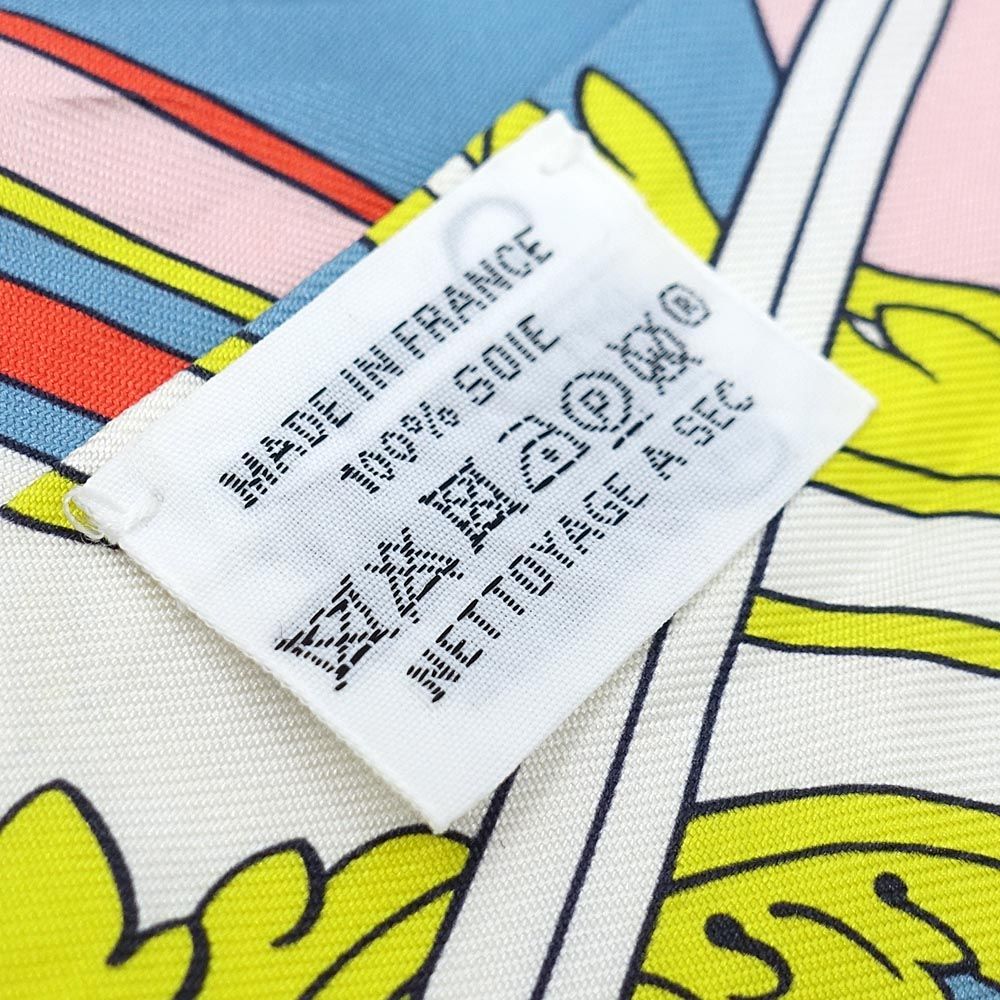 Hermes Scarf Twill Washingtons Carriage Detail George Washington's 100% Silk — view 3