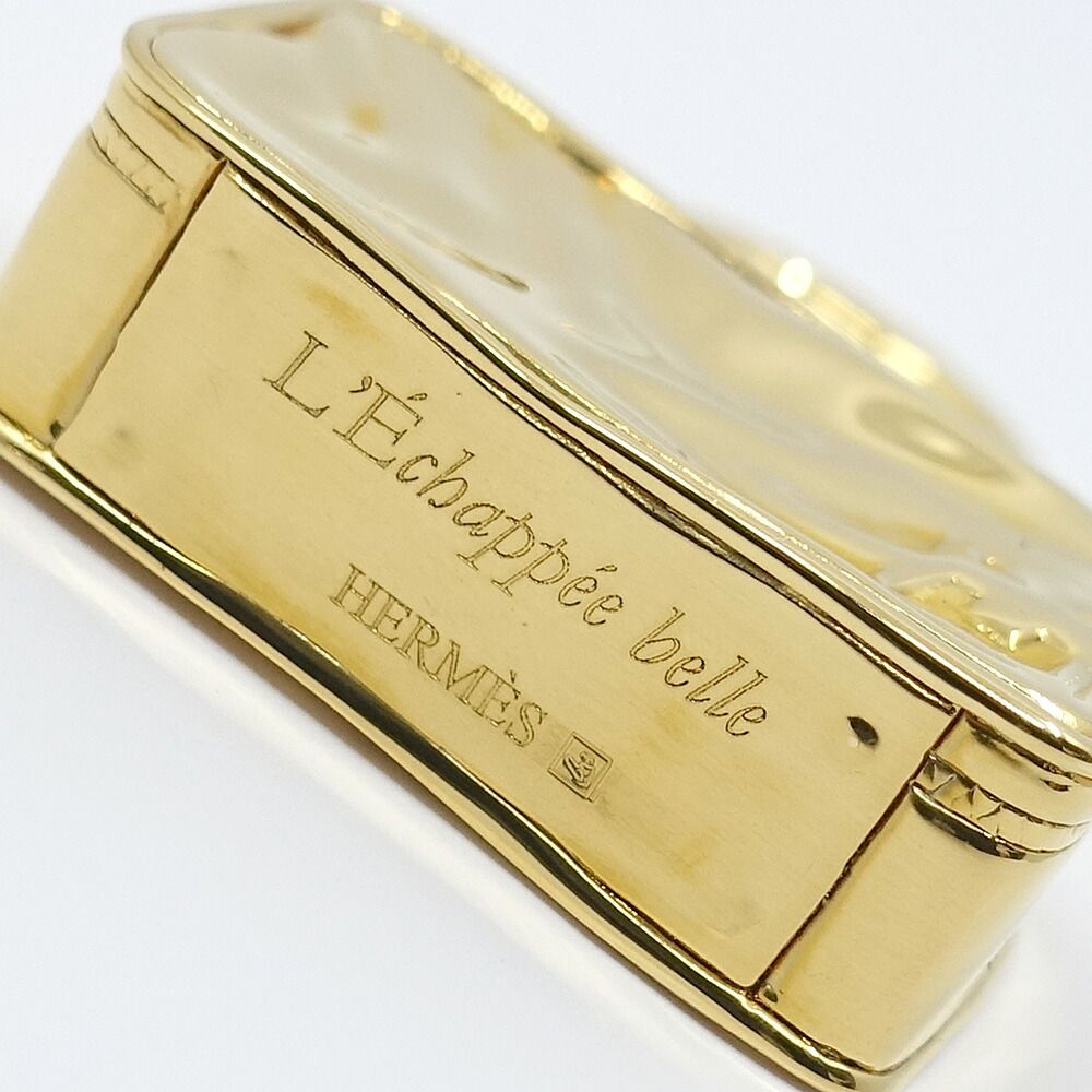 Hermes Cadena Escape le Chappee Belle Limited Trunk Case Gold Plated — view 4