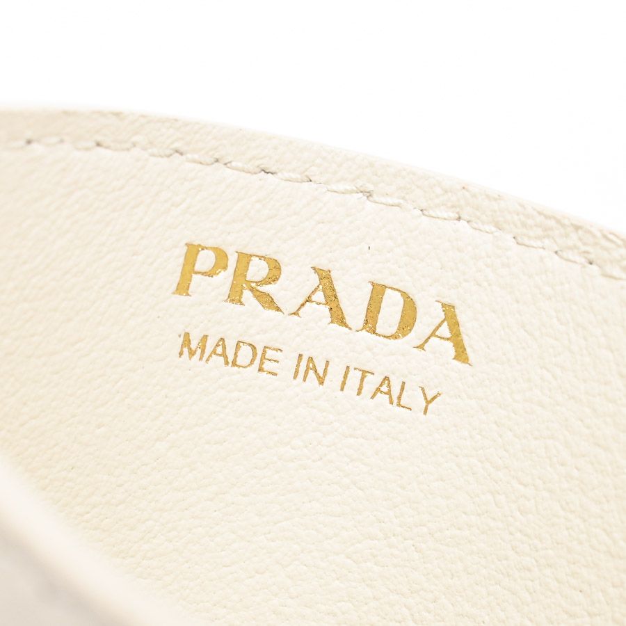 Prada Card Case Card Holders White — view 5