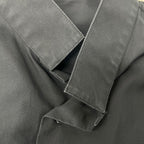 Dior Homme Dark Navy Stand Color Cotton Broad Dress Shirt 37 — view 7